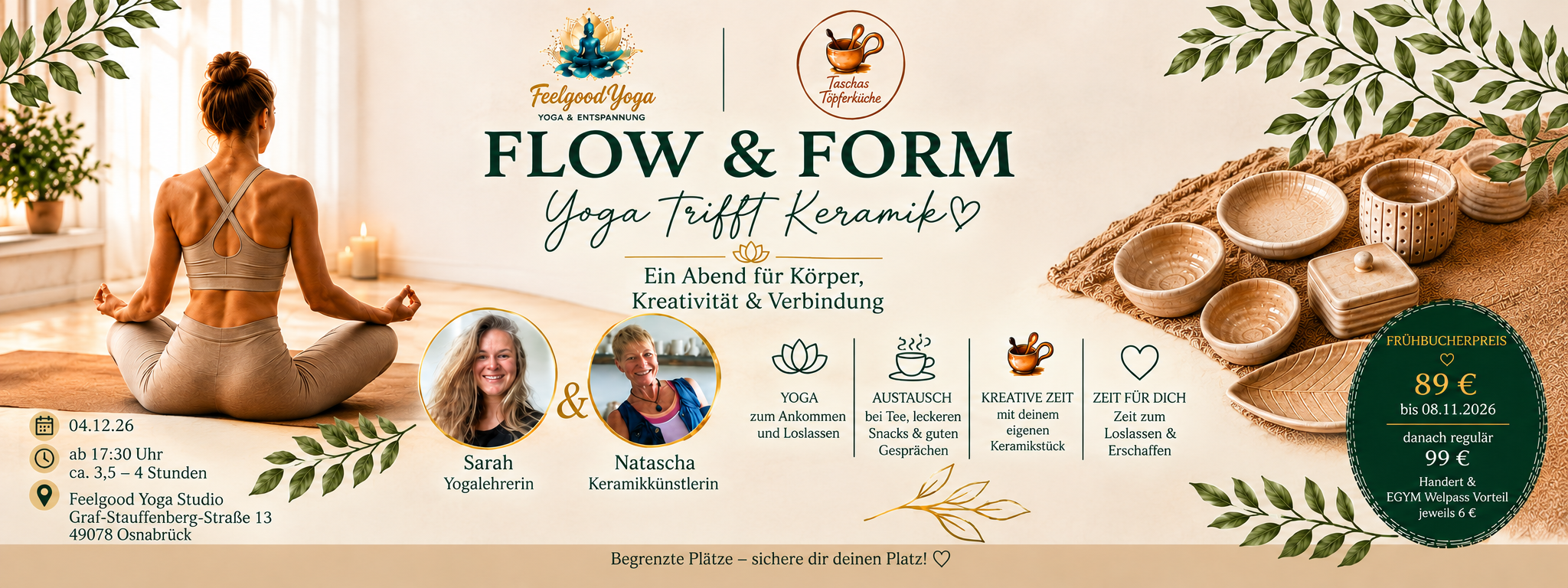 Flow & Form - Yoga trifft Keramik